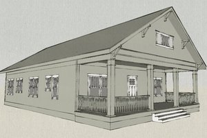 Exterior - Other Elevation for Craftsman House Plan #461-8 - 3 bed, 2.5 bath