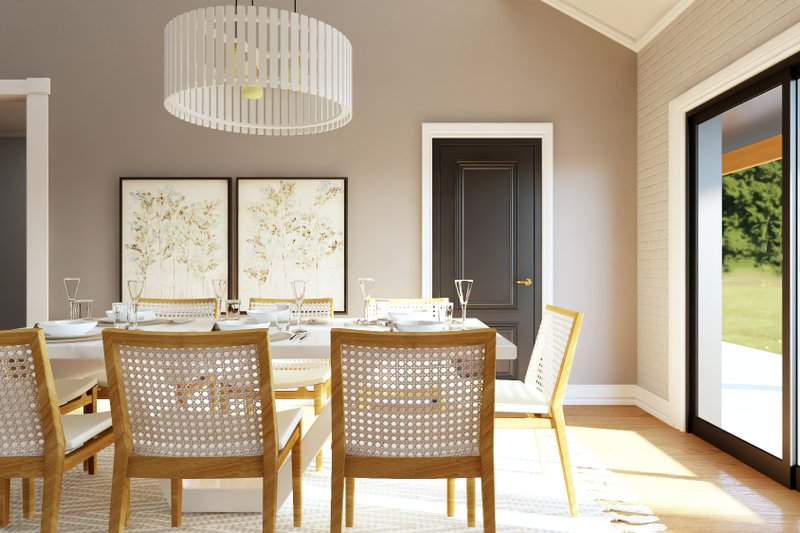 House Design - Interior - Dining Room for Farmhouse House Plan #1064-366 - 3 bed, 2.5 bath