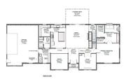 Contemporary Style House Plan - 4 Beds 3.5 Baths 3101 Sq/Ft Plan #1116-10 Floor 