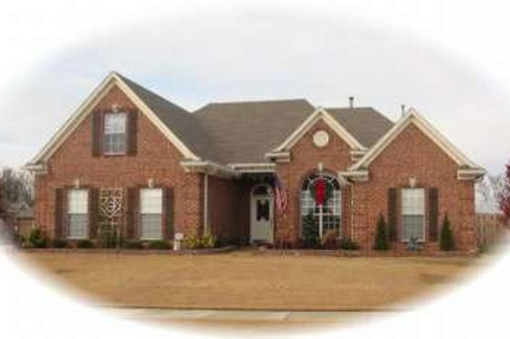 Exterior - Front Elevation for European House Plan #81-1061 - 3 bed, 2 bath