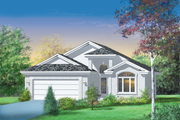 Traditional Style House Plan - 2 Beds 2 Baths 1428 Sq/Ft Plan #25-1059 