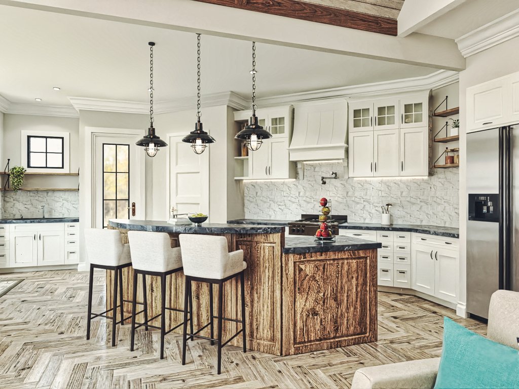 Interior - Kitchen for Craftsman House Plan #54-709 - 3 bed, 3 bath