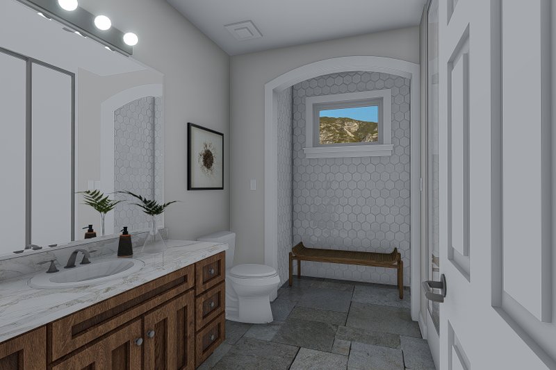 House Plan Design - Interior - Master Bathroom for Craftsman House Plan #1060-70 - 5 bed, 2.5 bath