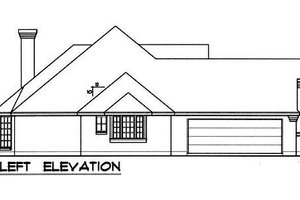Exterior - Other Elevation for European House Plan #40-160 - 4 bed, 2 bath