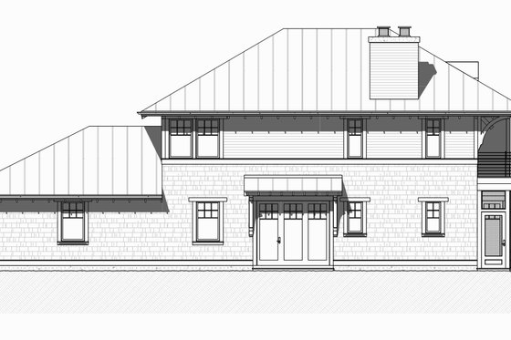 Exterior - Other Elevation 1 for Beach House Plan #901-130 - 4 bed, 3.5 bath