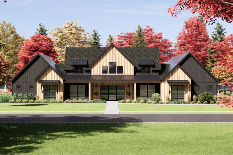Home Plan - Farmhouse Exterior - Front Elevation Plan #1096-30
