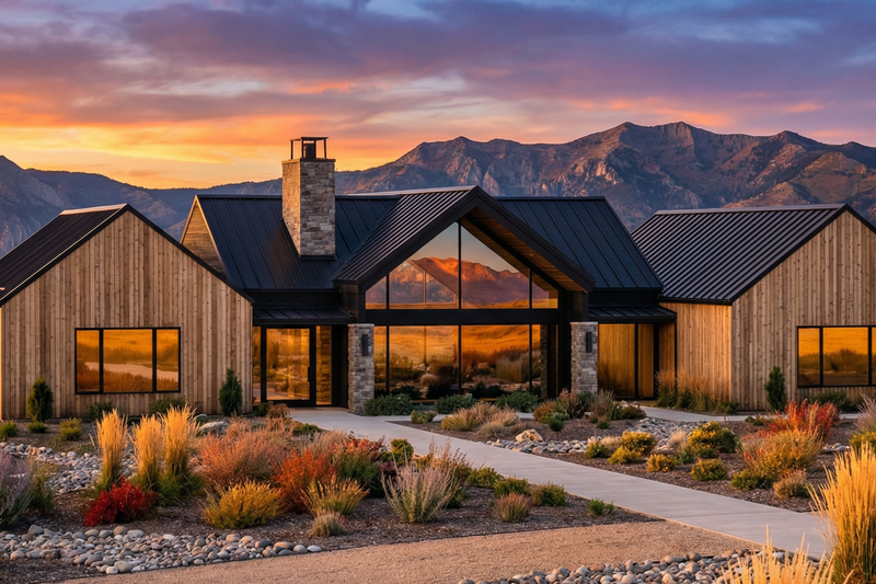 Modern Style House Plan - 4 Beds 3.5 Baths 2897 Sq/Ft Plan #1096-59 Exterior