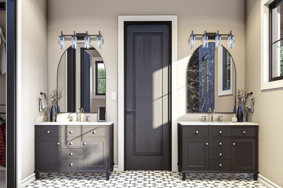 Interior - Bathroom for Modern House Plan #455-443 - 3 bed, 2.5 bath