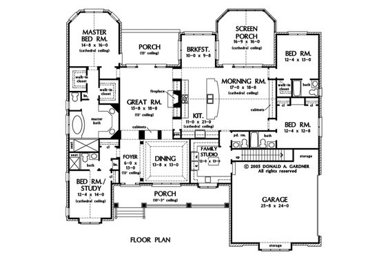 Floor Plan - Main Floor for Traditional House Plan #929-778 - 4 bed, 4.5 bath