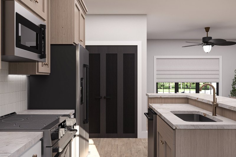 House Blueprint - Interior - Kitchen 1 for Traditional House Plan #455-729 - 3 bed, 2 bath