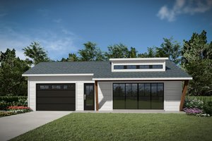 Modern Exterior - Front Elevation Plan #1073-46