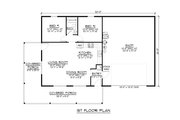 Barndominium Style House Plan - 2 Beds 1 Baths 896 Sq/Ft Plan #1064-282 