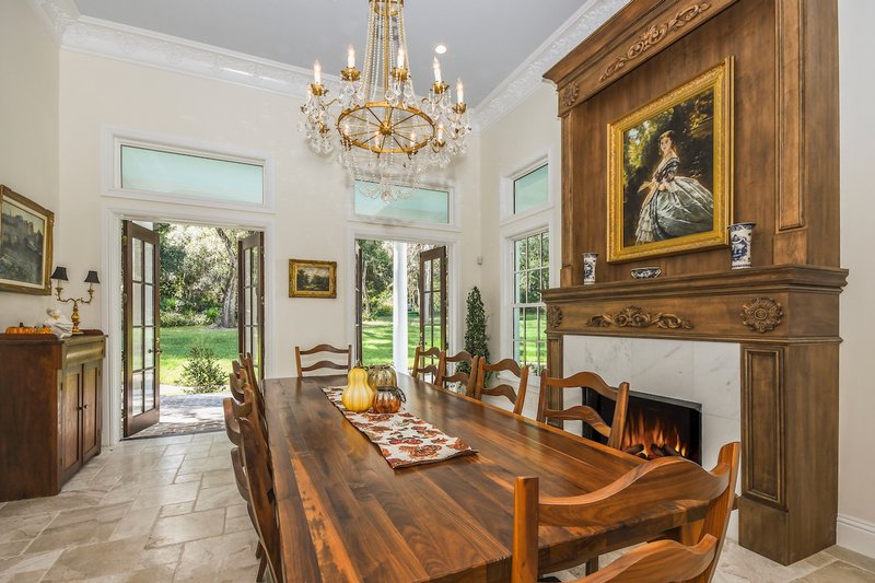 House Blueprint - Interior - Dining Room 1 for Colonial House Plan #1058-222 - 4 bed, 5.5 bath