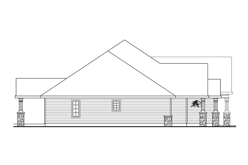 Dream House Plan - Exterior - Other Elevation for Craftsman House Plan #124-643 - 3 bed, 3.5 bath
