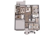Farmhouse Style House Plan - 3 Beds 2.5 Baths 2170 Sq/Ft Plan #51-1327 