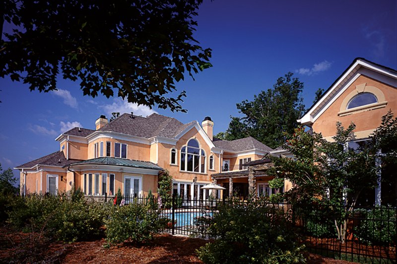 Dream House Plan - Exterior - Rear Elevation for European House Plan #453-46 - 5 bed, 5.5 bath