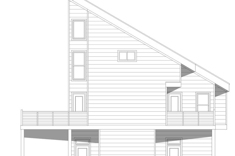 Home Plan - Exterior - Other Elevation 3 for Contemporary House Plan #932-510 - 5 bed, 4 bath