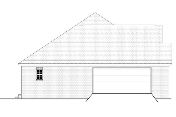 Exterior - Other Elevation for European House Plan #430-61 - 3 bed, 2 bath