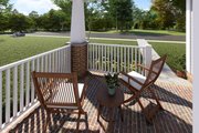 Cottage Style House Plan - 3 Beds 2 Baths 1381 Sq/Ft Plan #513-2211 