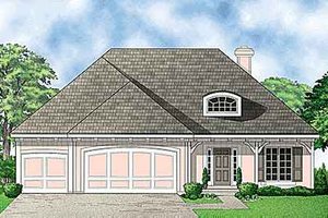Traditional Exterior - Front Elevation Plan #67-334