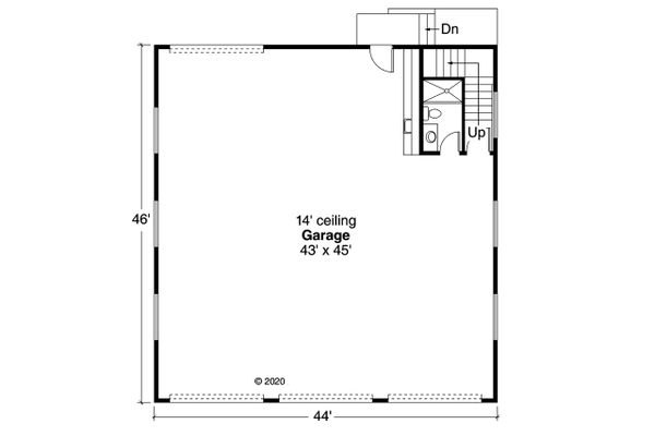 House Blueprint - Traditional Floor Plan - Main Floor Plan #124-1227