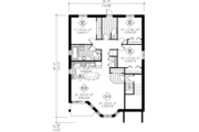 European Style House Plan - 3 Beds 1 Baths 4434 Sq/Ft Plan #25-4186 