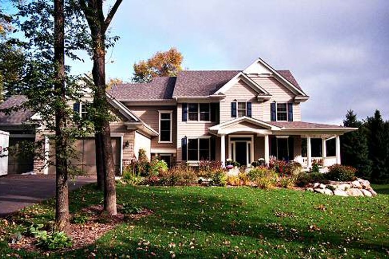 Dream House Plan - Country Exterior - Front Elevation Plan #51-358