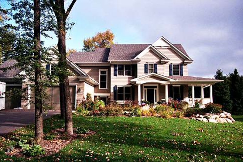 Home Plan - Country Exterior - Front Elevation Plan #51-358
