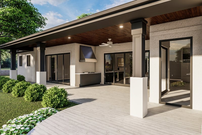 Dream House Plan - Exterior - Outdoor Living for Mediterranean House Plan #455-256 - 3 bed, 2.5 bath