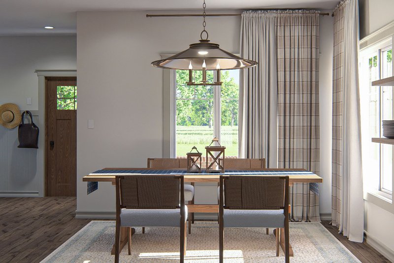 House Design - Interior - Dining Room 1 for Craftsman House Plan #455-339 - 3 bed, 2.5 bath