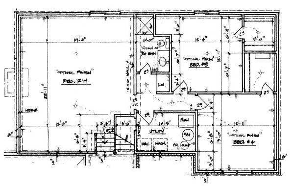 House Blueprint - Traditional Floor Plan - Other Floor Plan #58-106
