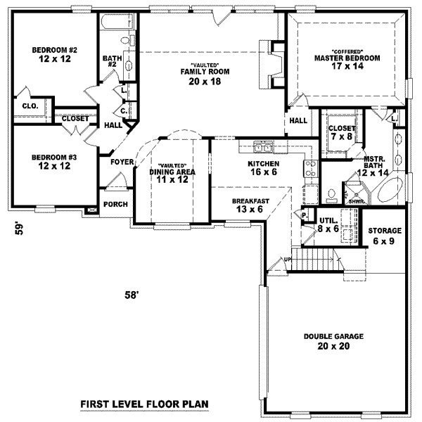 European Floor Plan - Main Floor Plan #81-986