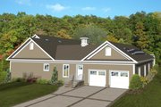 Craftsman Style House Plan - 3 Beds 3 Baths 2496 Sq/Ft Plan #56-701 