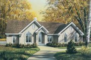 European Style House Plan - 4 Beds 2 Baths 2483 Sq/Ft Plan #57-182 