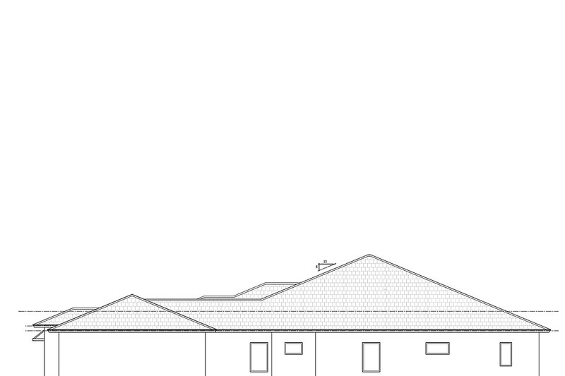 Architectural House Design - Exterior - Other Elevation 1 for Ranch House Plan #938-111 - 4 bed, 3 bath