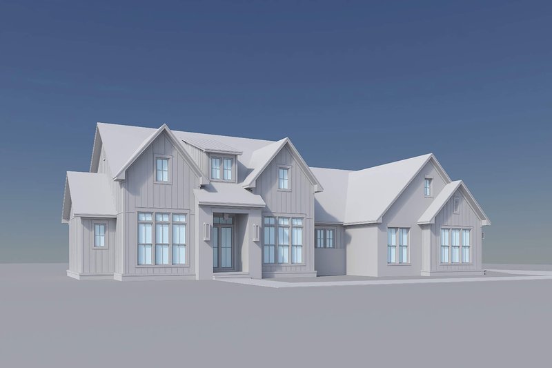 Dream House Plan - Exterior - Front Elevation 7 for Southern House Plan #430-430 - 3 bed, 3.5 bath