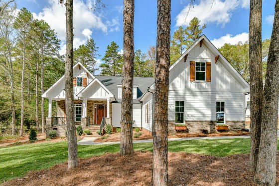 Exterior - Front Elevation 3 for Craftsman House Plan #430-140 - 3 bed, 2.5 bath