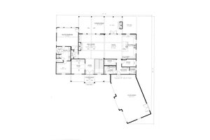 Floor Plan - Main Floor for Craftsman House Plan #437-103 - 4 bed, 3.5 bath