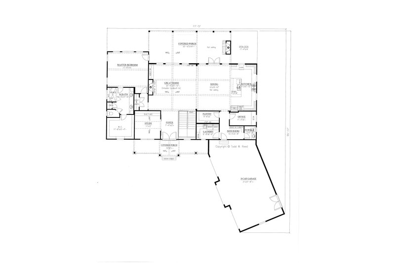 Craftsman Style House Plan - 4 Beds 3.5 Baths 3938 Sq Ft Plan #437-103 