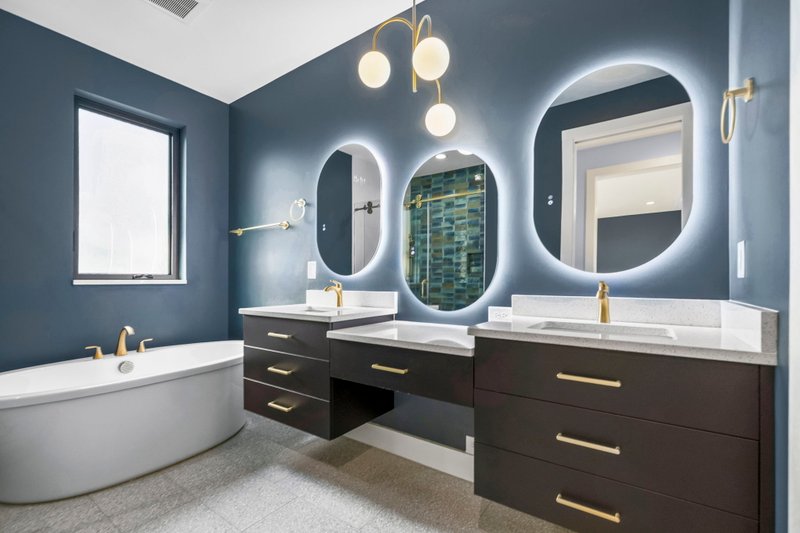 Architectural House Design - Interior - Master Bathroom for Contemporary House Plan #928-296 - 3 bed, 2.5 bath