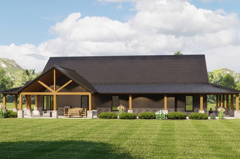 House Blueprint - Exterior - Other Elevation 1 for Country House Plan #1064-279 - 3 bed, 2.5 bath