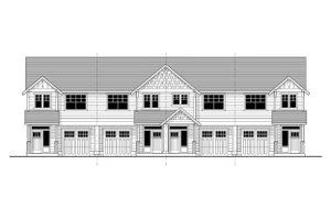 Craftsman Exterior - Front Elevation Plan #53-489