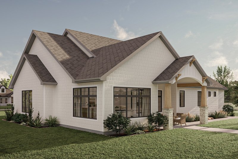 House Plan Design - Exterior - Other Elevation for Cottage House Plan #455-541 - 4 bed, 3 bath