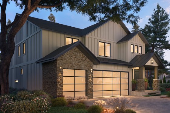 Exterior - Other Elevation for Craftsman House Plan #1066-114 - 5 bed, 3 bath
