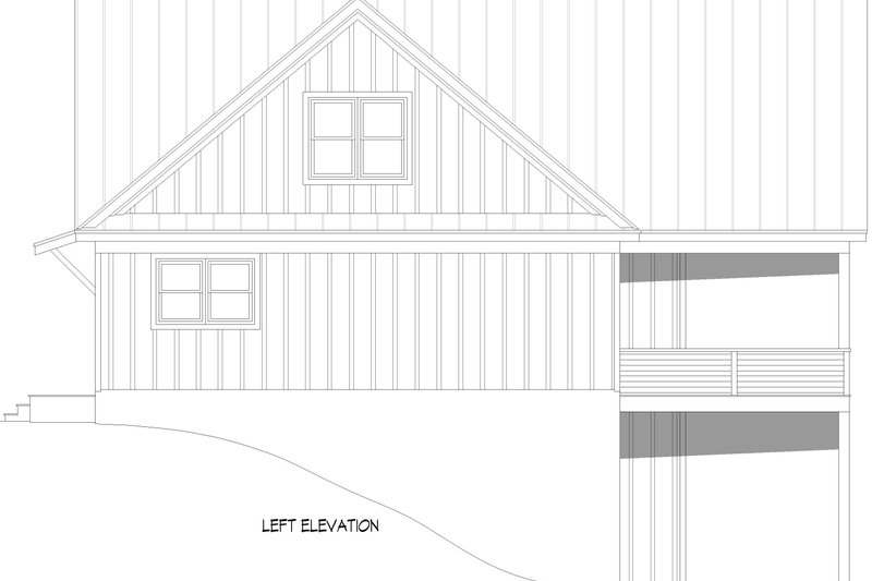 House Blueprint - Exterior - Other Elevation 5 for Country House Plan #932-1181 - 3 bed, 2.5 bath