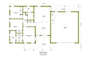 Farmhouse Style House Plan - 3 Beds 2 Baths 1396 Sq/Ft Plan #1106-178 Floor 