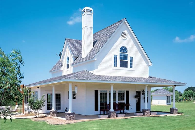 House Plan Design - Farmhouse Exterior - Front Elevation Plan #410-123
