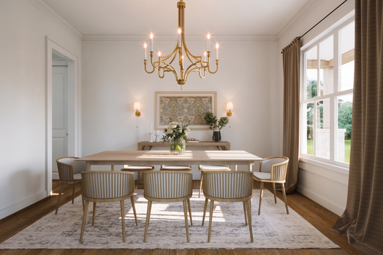 Interior - Dining Room for Farmhouse House Plan #1117-47 - 3 bed, 2.5 bath