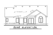 Traditional Style House Plan - 3 Beds 2 Baths 1467 Sq/Ft Plan #20-1666 