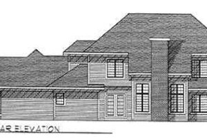 Exterior - Rear Elevation for Modern House Plan #70-475 - 3 bed, 3.5 bath